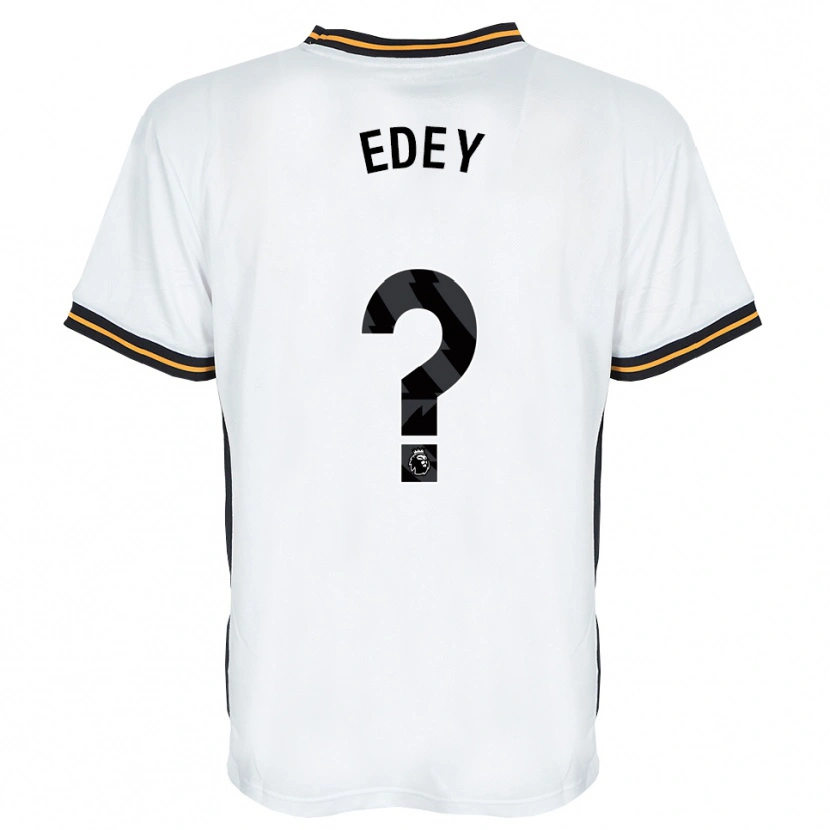 Danxen Mulher Camisola Alex Edey #0 Branco Laranja Preto Alternativa 2026/27 Camisa