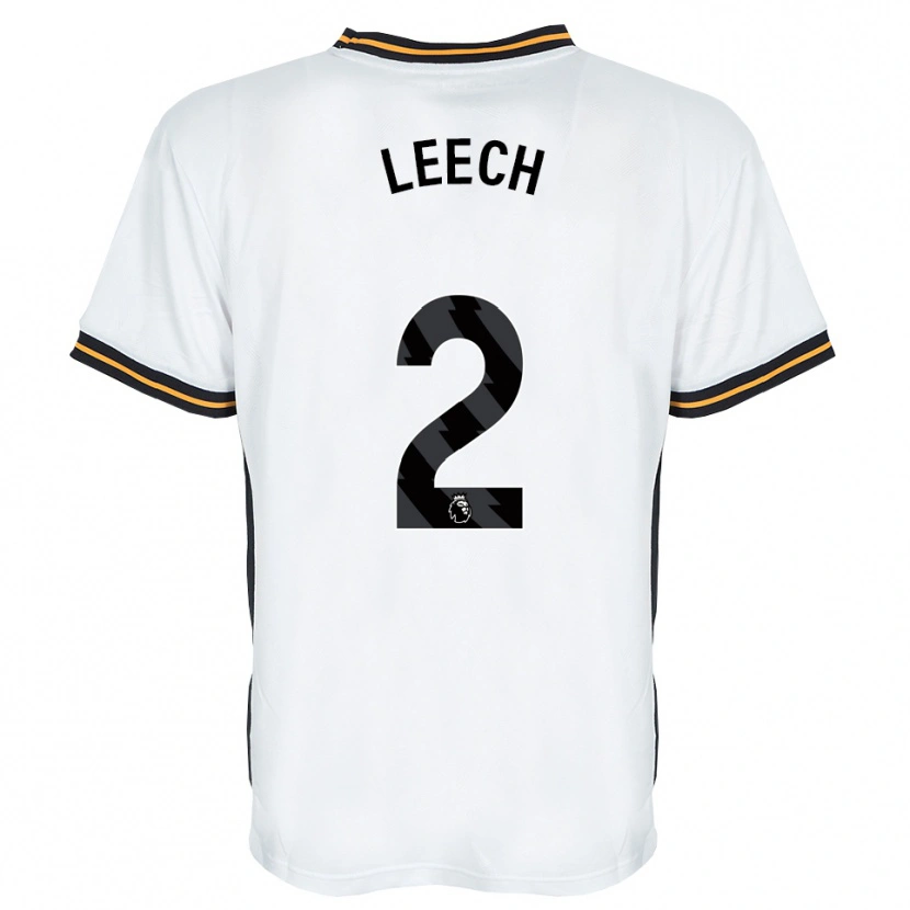 Danxen Mulher Camisola Rory Leech #2 Branco Laranja Preto Alternativa 2026/27 Camisa