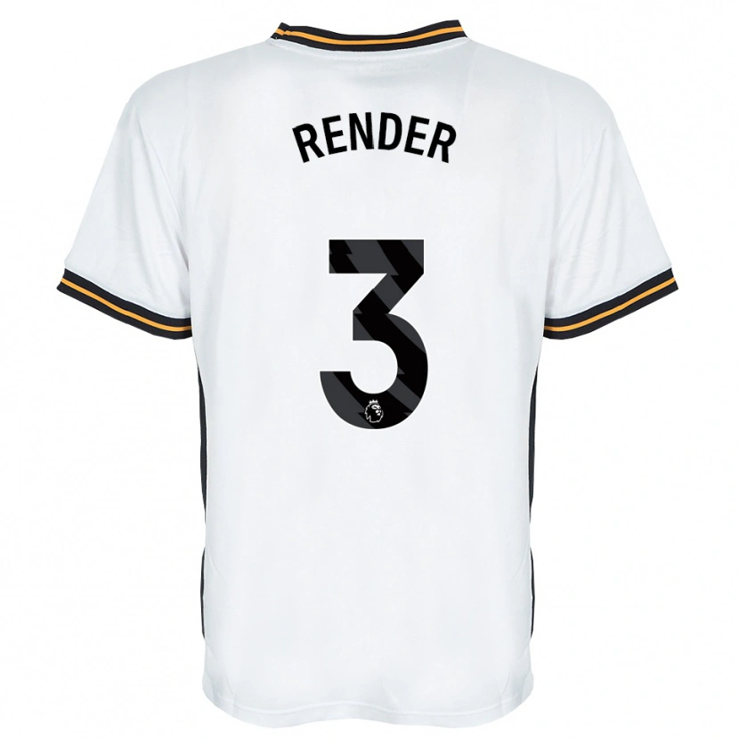 Danxen Mulher Camisola Meg Render #3 Branco Laranja Preto Alternativa 2026/27 Camisa