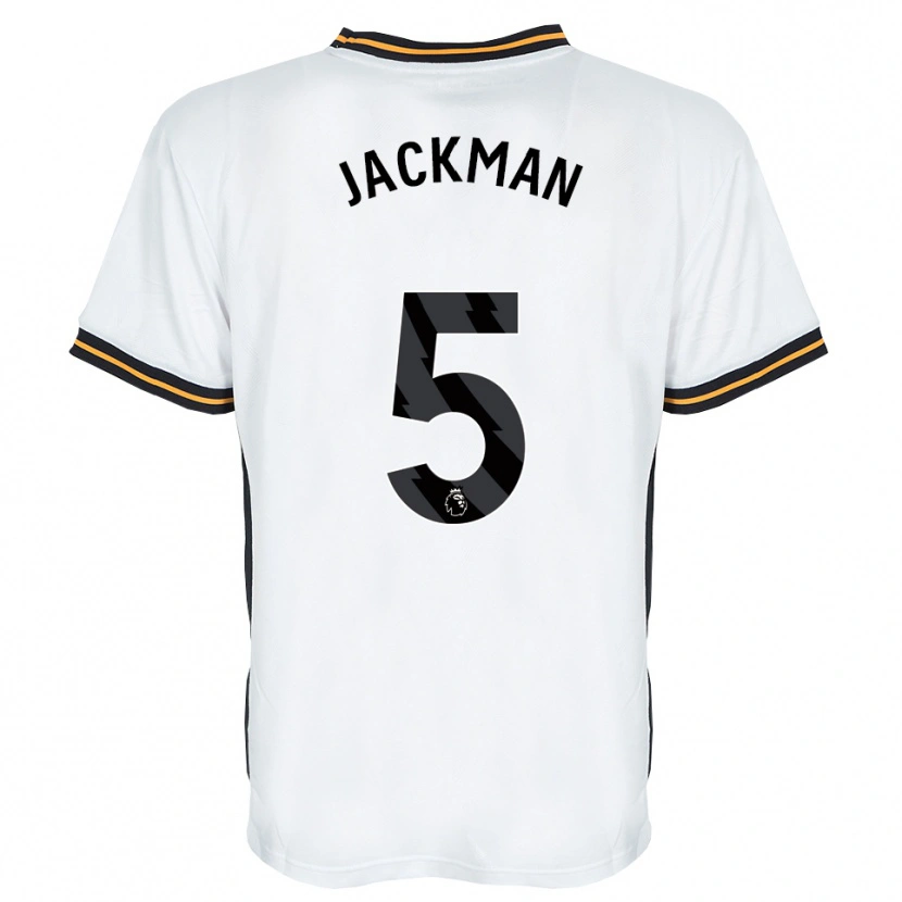Danxen Mulher Camisola Ellice Jackman #5 Branco Laranja Preto Alternativa 2026/27 Camisa