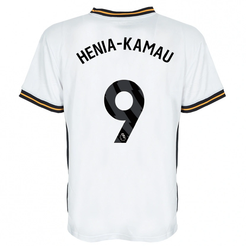 Danxen Mulher Camisola Sammy Henia-Kamau #9 Branco Laranja Preto Alternativa 2026/27 Camisa