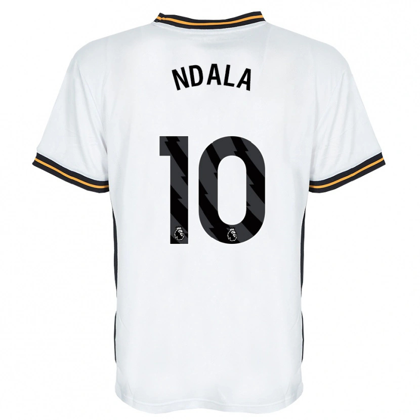 Danxen Mulher Camisola Joel Ndala #10 Branco Laranja Preto Alternativa 2026/27 Camisa