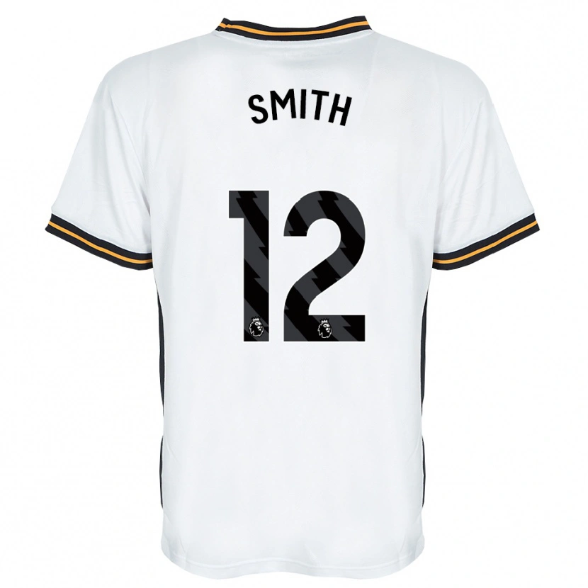 Danxen Mulher Camisola Emily Smith #12 Branco Laranja Preto Alternativa 2026/27 Camisa