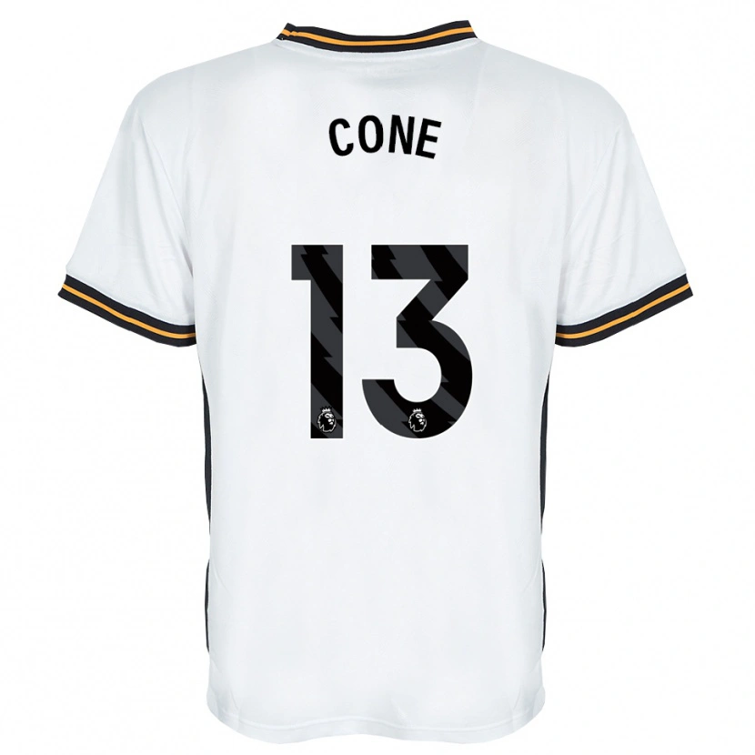 Danxen Mulher Camisola Sharla Cone #13 Branco Laranja Preto Alternativa 2026/27 Camisa