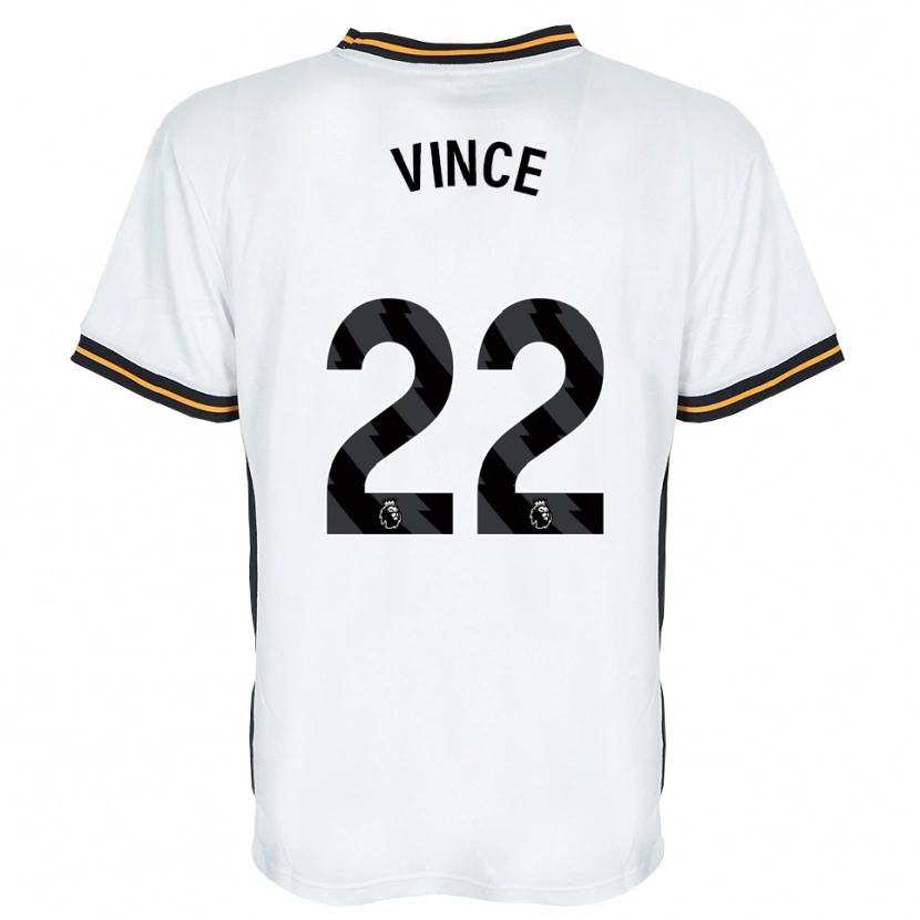 Danxen Mulher Camisola Anna Vince #22 Branco Laranja Preto Alternativa 2026/27 Camisa