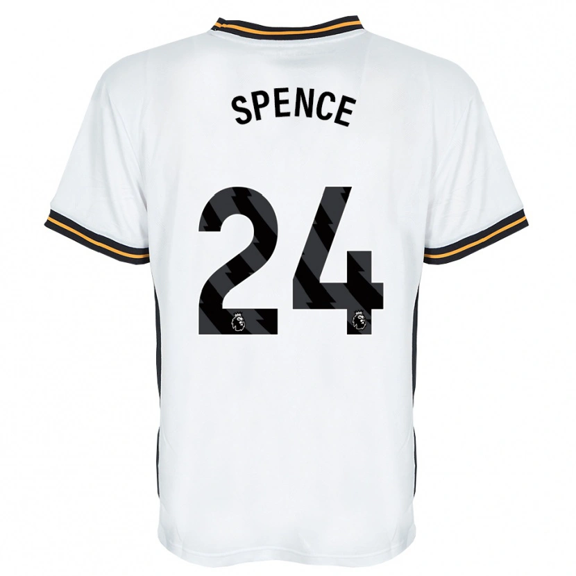 Danxen Mulher Camisola Emily Spence #24 Branco Laranja Preto Alternativa 2026/27 Camisa