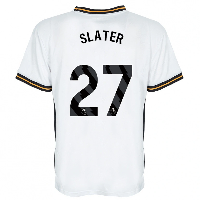 Danxen Mulher Camisola Regan Slater #27 Branco Laranja Preto Alternativa 2026/27 Camisa