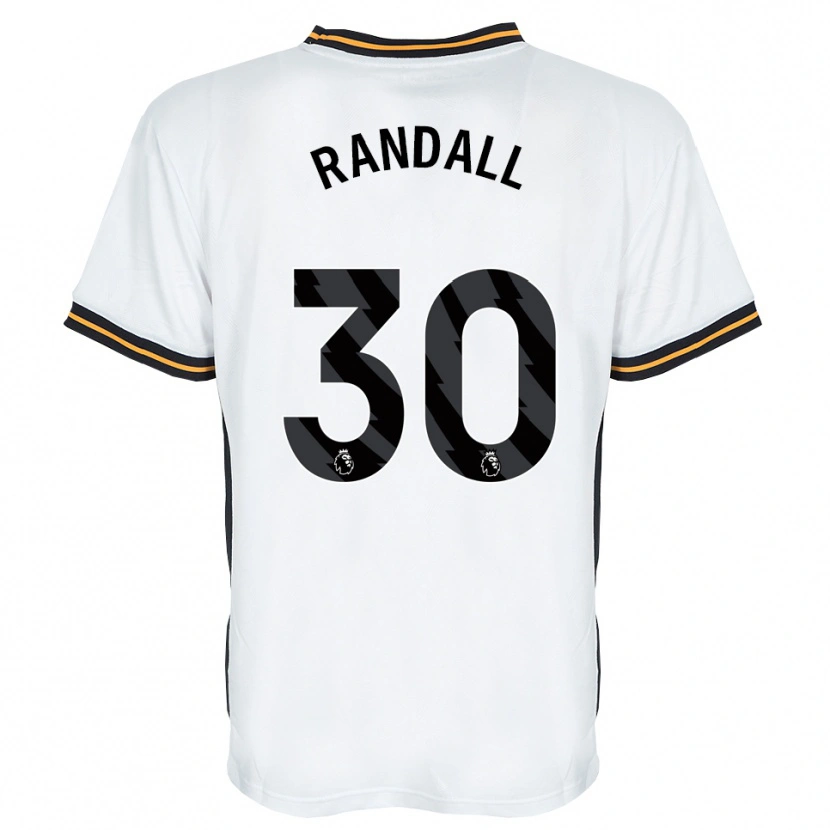 Danxen Mulher Camisola Jennifer Randall #30 Branco Laranja Preto Alternativa 2026/27 Camisa