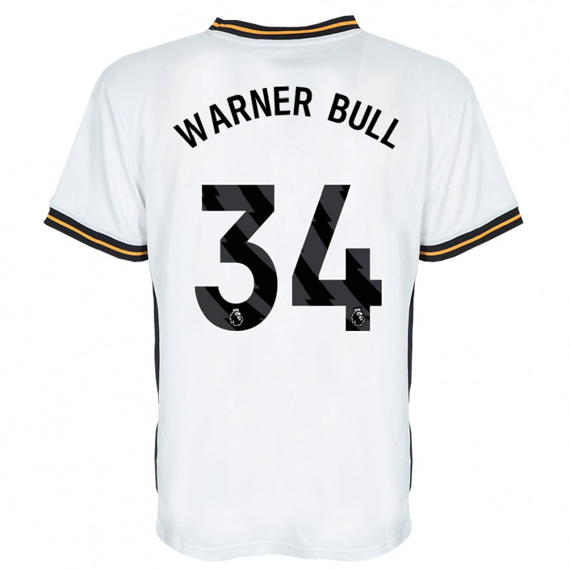 Danxen Mulher Camisola Lucy Warner-Bull #34 Branco Laranja Preto Alternativa 2026/27 Camisa