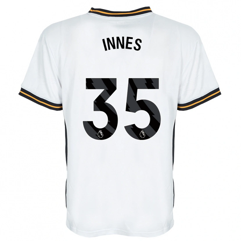 Danxen Mulher Camisola Emma Innes #35 Branco Laranja Preto Alternativa 2026/27 Camisa