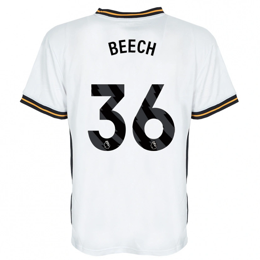 Danxen Mulher Camisola Amy Beech #36 Branco Laranja Preto Alternativa 2026/27 Camisa