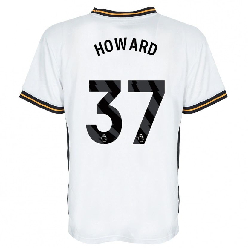 Danxen Mulher Camisola Scarlet Howard #37 Branco Laranja Preto Alternativa 2026/27 Camisa