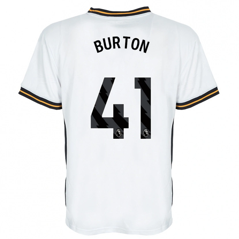 Danxen Mulher Camisola Jess Burton #41 Branco Laranja Preto Alternativa 2026/27 Camisa