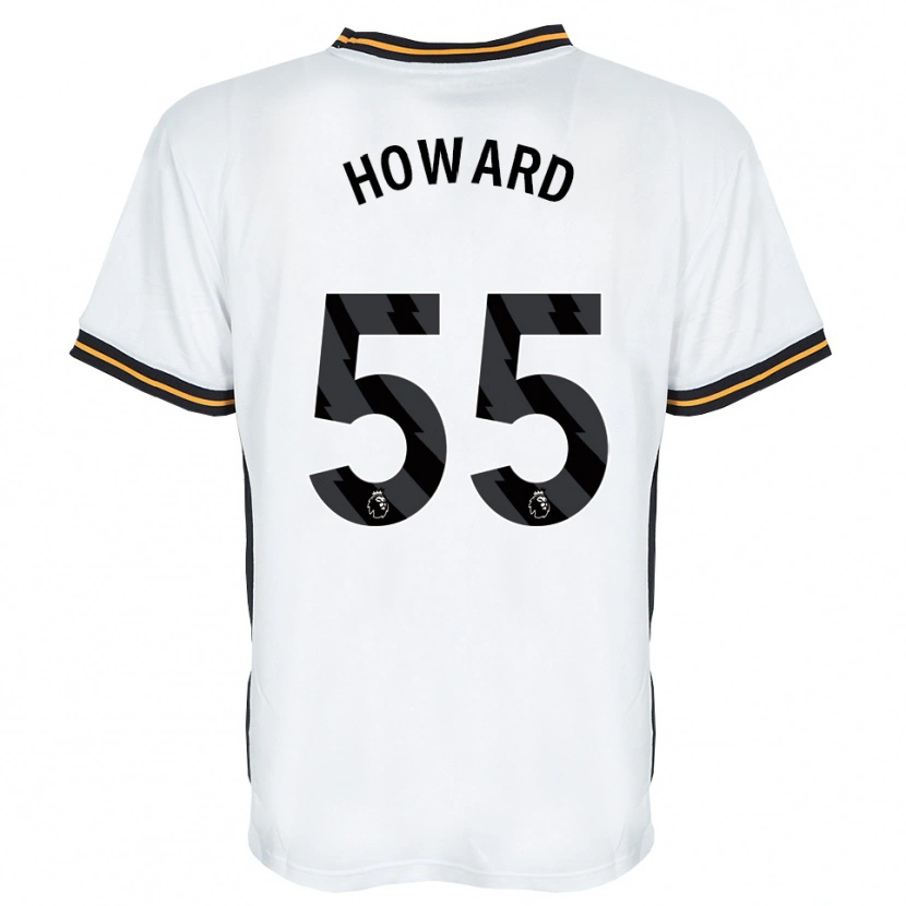 Danxen Mulher Camisola Archie Howard #55 Branco Laranja Preto Alternativa 2026/27 Camisa