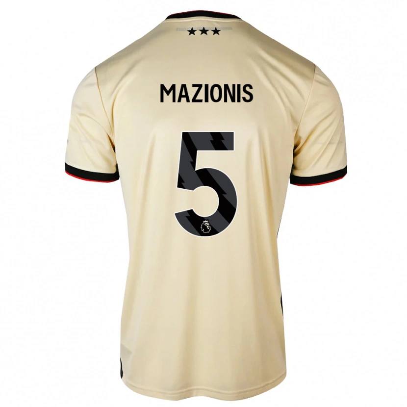 Danxen Mulher Camisola Jokūbas Mažionis #5 Chiffon De Limão Preto Vermelho Alternativa 2026/27 Camisa