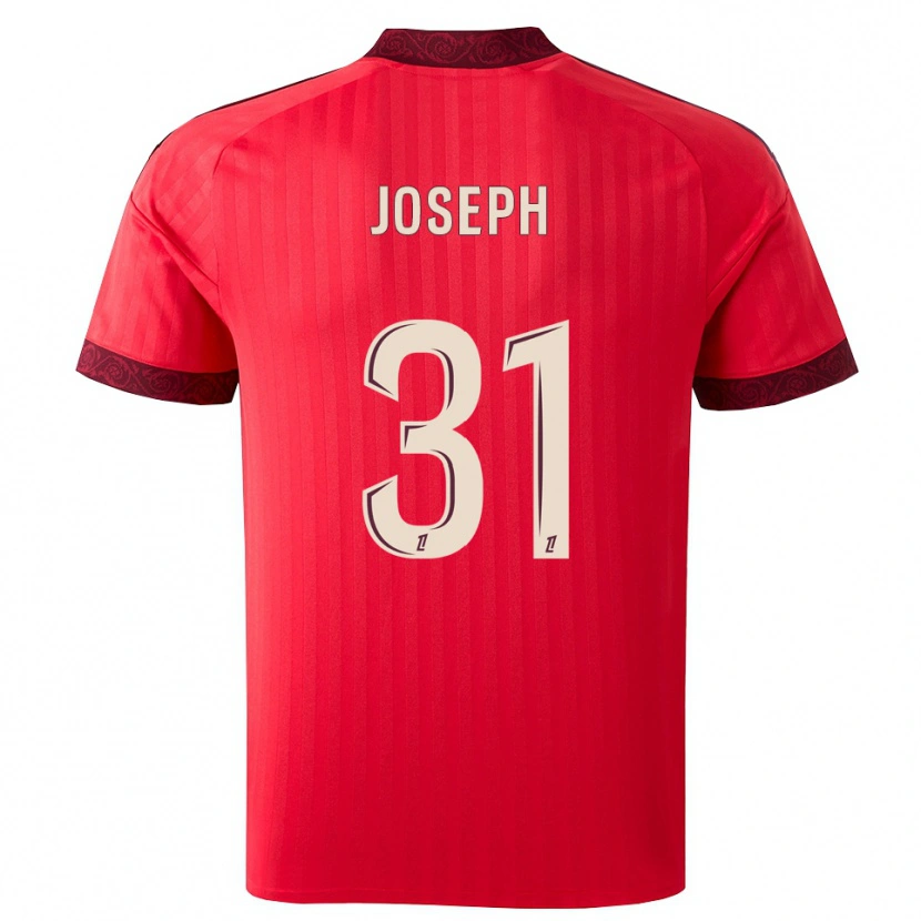 Danxen Mulher Camisola Liana Joseph #31 Borgonha Vermelho Branco Alternativa 2026/27 Camisa