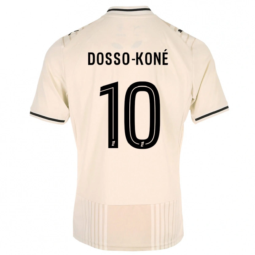 Danxen Mulher Camisola Namory Dosso-Koné #10 Renda Preta Branco Antigo Alternativa 2026/27 Camisa