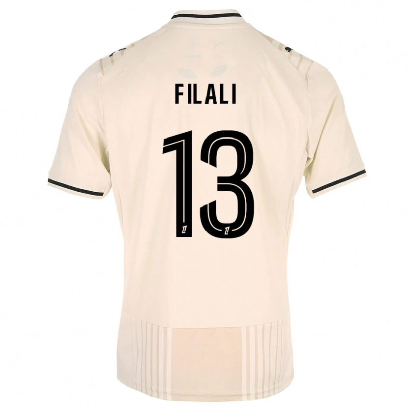Danxen Mulher Camisola Saad Filali #13 Renda Preta Branco Antigo Alternativa 2026/27 Camisa