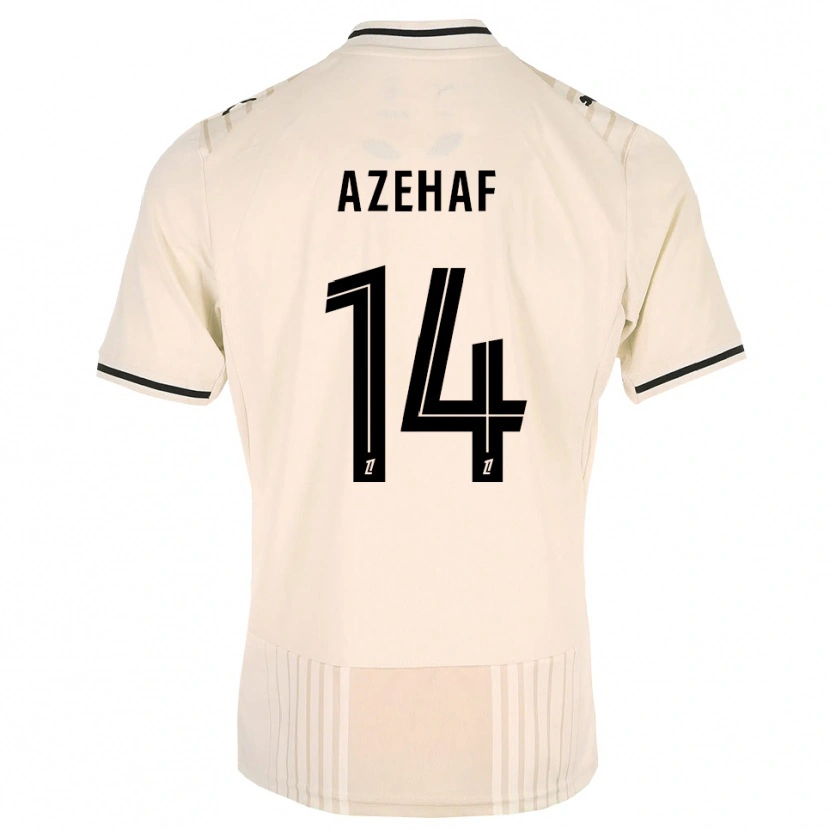 Danxen Mulher Camisola Aïssa Azehaf #14 Renda Preta Branco Antigo Alternativa 2026/27 Camisa