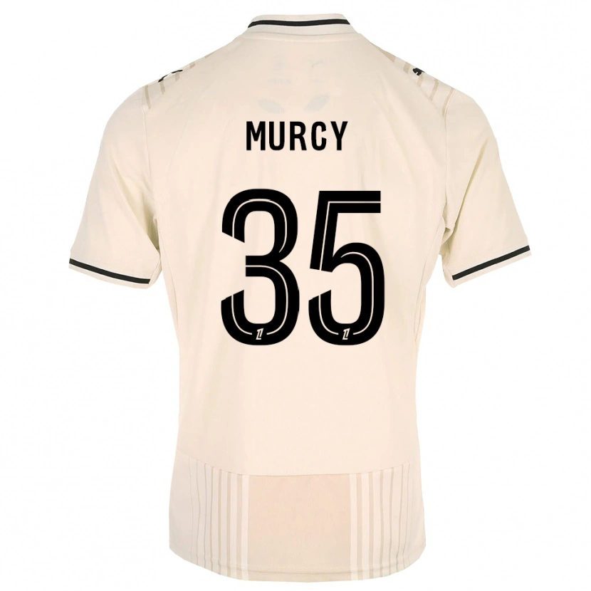 Danxen Mulher Camisola Roman Murcy #35 Renda Preta Branco Antigo Alternativa 2026/27 Camisa