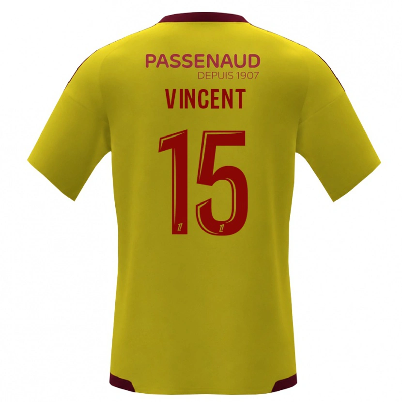 Danxen Mulher Camisola Noah Vincent #15 Amarelo Vermelho Verde Alternativa 2026/27 Camisa