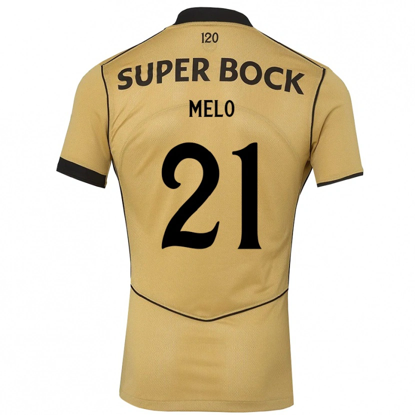 Danxen Mulher Camisola Gabriel Melo #21 Goldenrod Preto Alternativa 2026/27 Camisa