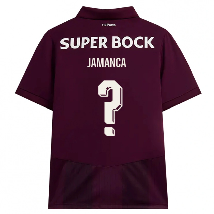 Danxen Mulher Camisola Tcherno Jamanca #0 Borgonha Branco Alternativa 2026/27 Camisa