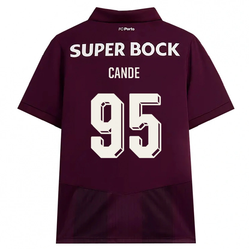 Danxen Mulher Camisola Anhá Cande #95 Borgonha Branco Alternativa 2026/27 Camisa