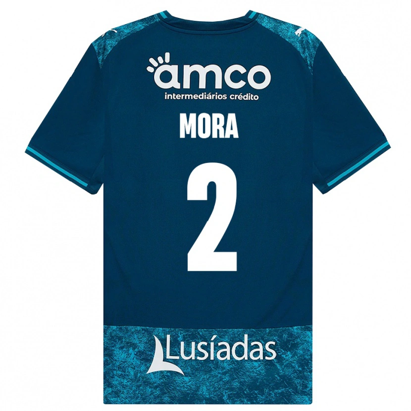 Danxen Mulher Camisola Ziad Mora #2 Darkslategray Mediumturquoise Alternativa 2026/27 Camisa