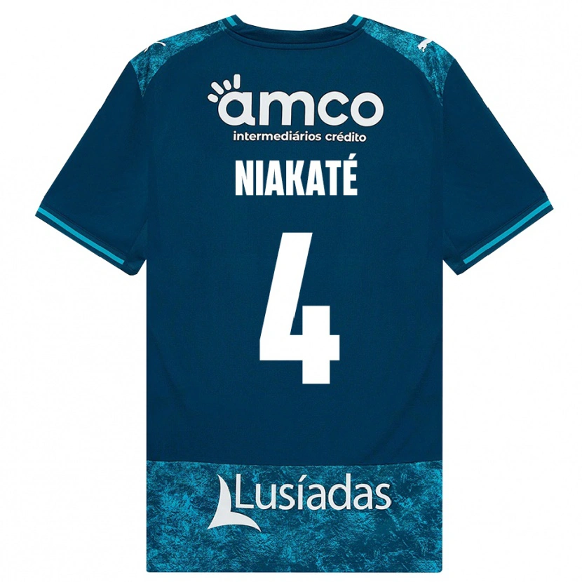 Danxen Mulher Camisola Sikou Niakaté #4 Darkslategray Mediumturquoise Alternativa 2026/27 Camisa