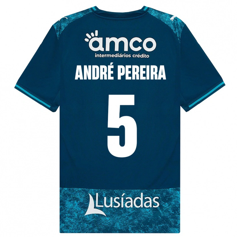 Danxen Mulher Camisola João Pereira #5 Darkslategray Mediumturquoise Alternativa 2026/27 Camisa