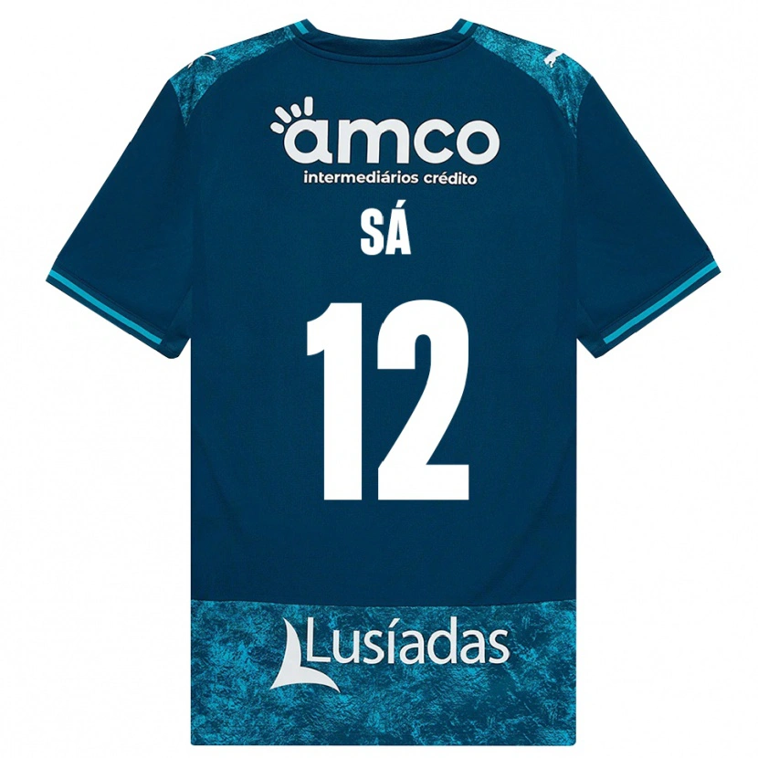 Danxen Mulher Camisola Tiago Sá #12 Darkslategray Mediumturquoise Alternativa 2026/27 Camisa