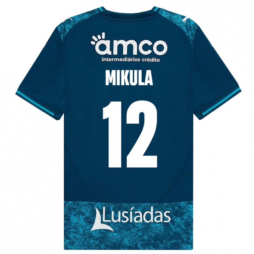 Danxen Mulher Camisola Matviy Mikula #12 Darkslategray Mediumturquoise Alternativa 2026/27 Camisa