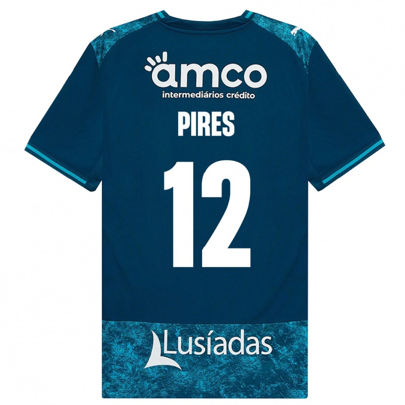 Danxen Mulher Camisola Hugo Pires #12 Darkslategray Mediumturquoise Alternativa 2026/27 Camisa