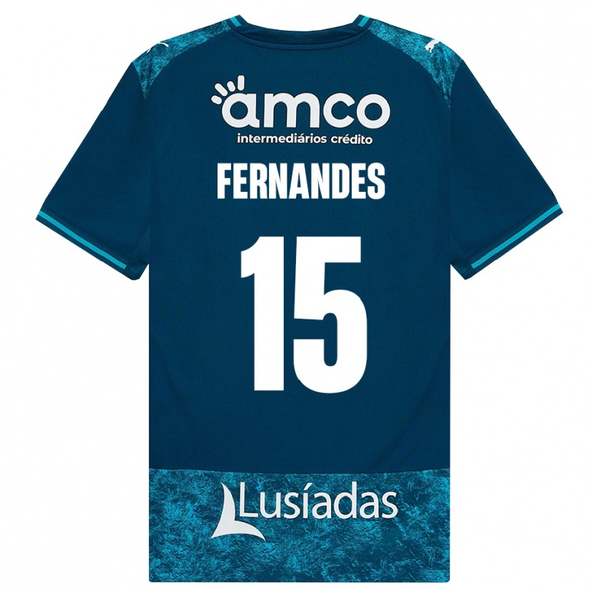 Danxen Mulher Camisola Valdir Fernandes #15 Darkslategray Mediumturquoise Alternativa 2026/27 Camisa