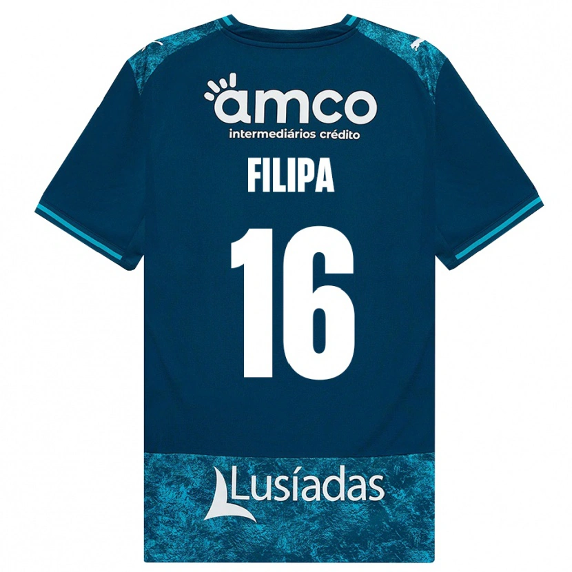 Danxen Mulher Camisola Ágata Filipa #16 Darkslategray Mediumturquoise Alternativa 2026/27 Camisa