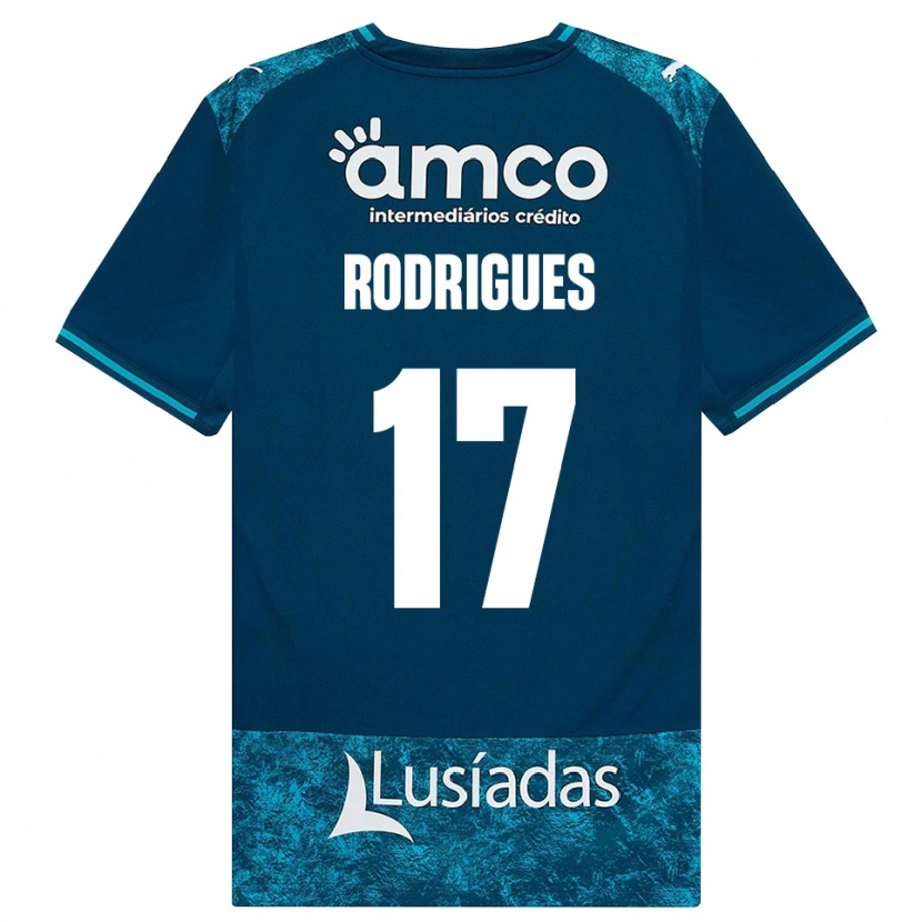 Danxen Mulher Camisola Tânia Rodrigues #17 Darkslategray Mediumturquoise Alternativa 2026/27 Camisa