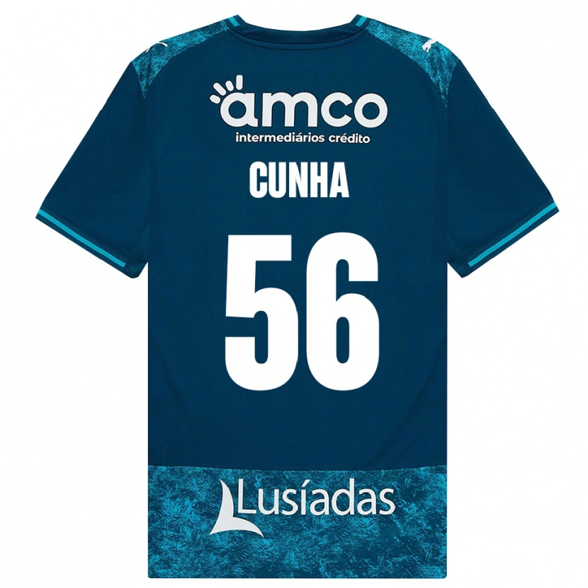 Danxen Mulher Camisola Romário Cunha #56 Darkslategray Mediumturquoise Alternativa 2026/27 Camisa