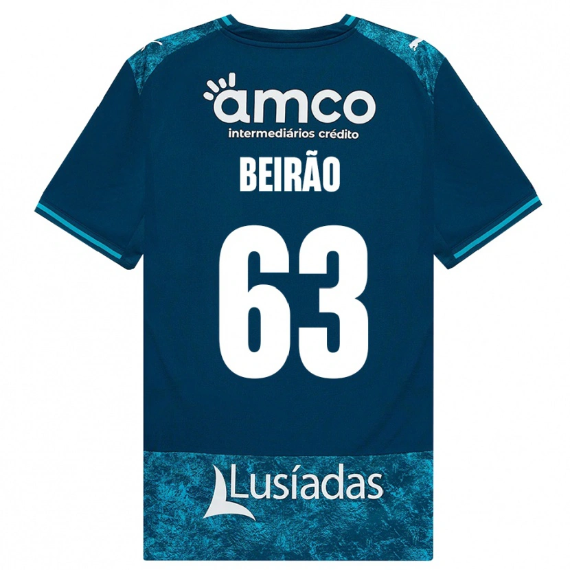 Danxen Mulher Camisola Rodrigo Beirão #63 Darkslategray Mediumturquoise Alternativa 2026/27 Camisa