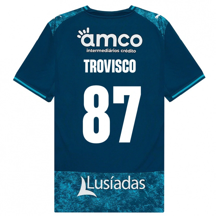 Danxen Mulher Camisola João Trovisco #87 Darkslategray Mediumturquoise Alternativa 2026/27 Camisa