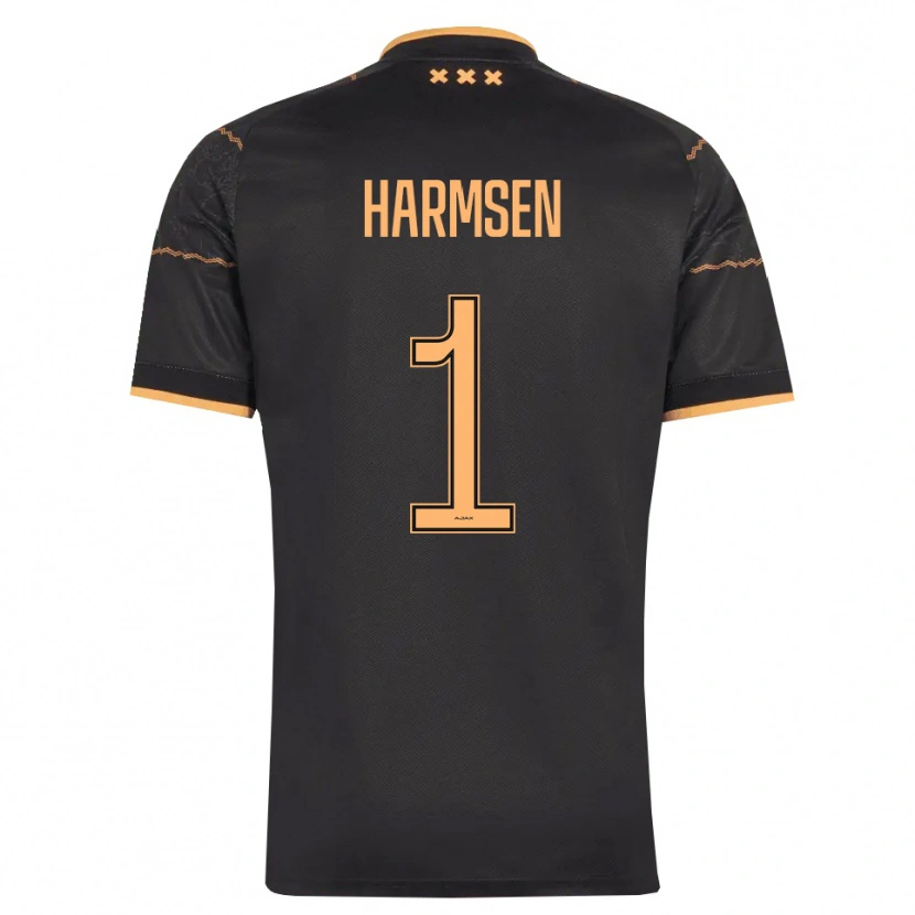 Danxen Mulher Camisola Tymo Harmsen #1 Preto Laranja Alternativa 2026/27 Camisa