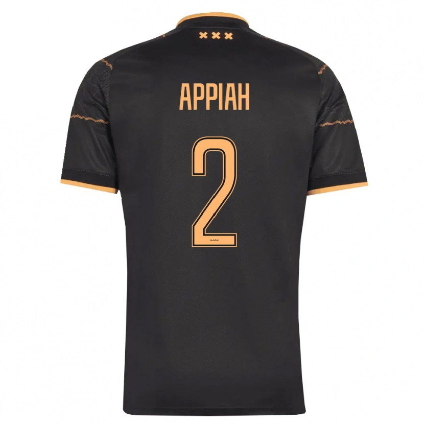 Danxen Mulher Camisola Avery Appiah #2 Preto Laranja Alternativa 2026/27 Camisa