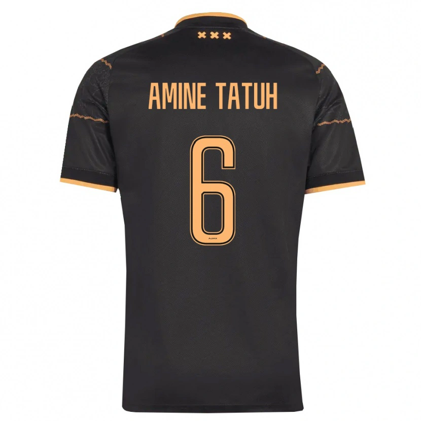 Danxen Mulher Camisola Mohammed Tatuh #6 Preto Laranja Alternativa 2026/27 Camisa
