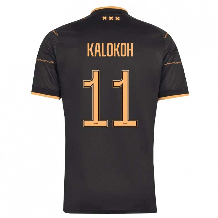 Danxen Mulher Camisola David Kalokoh #11 Preto Laranja Alternativa 2026/27 Camisa