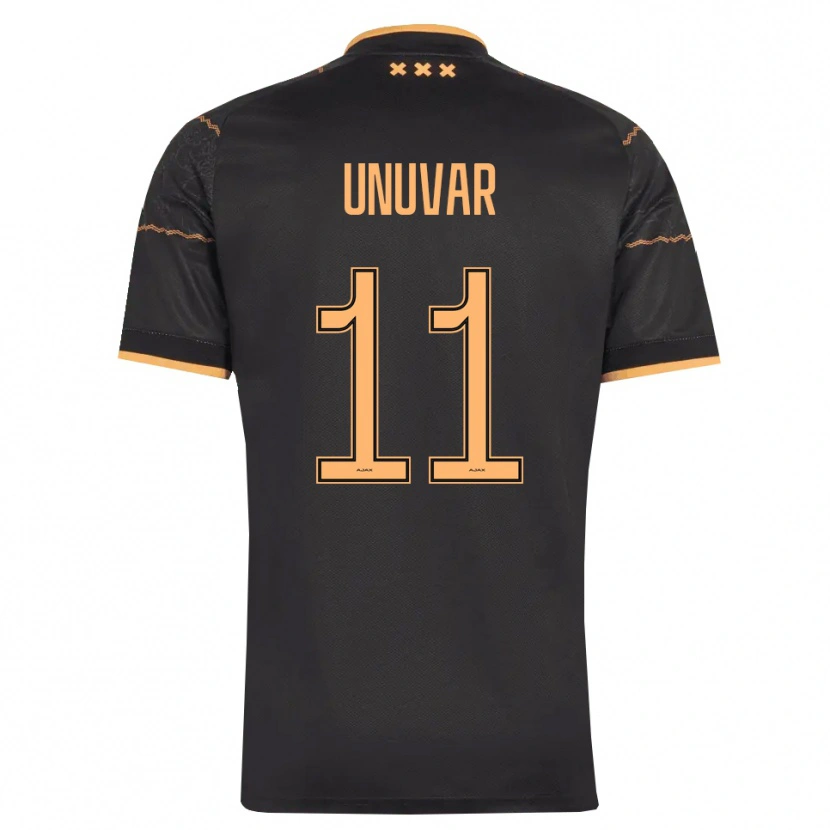 Danxen Mulher Camisola Naci Unuvar #11 Preto Laranja Alternativa 2026/27 Camisa