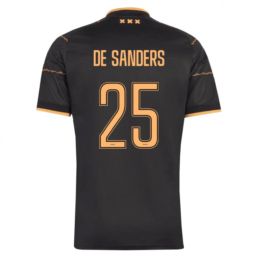 Danxen Mulher Camisola Kay-Lee De Sanders #25 Preto Laranja Alternativa 2026/27 Camisa