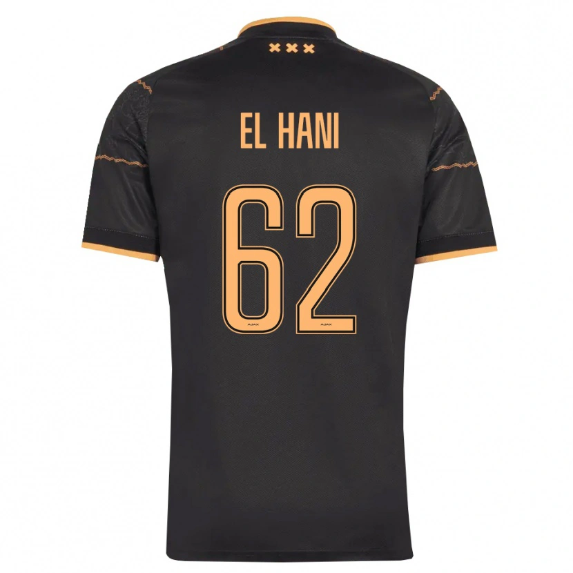 Danxen Mulher Camisola Aymean El Hani #62 Preto Laranja Alternativa 2026/27 Camisa