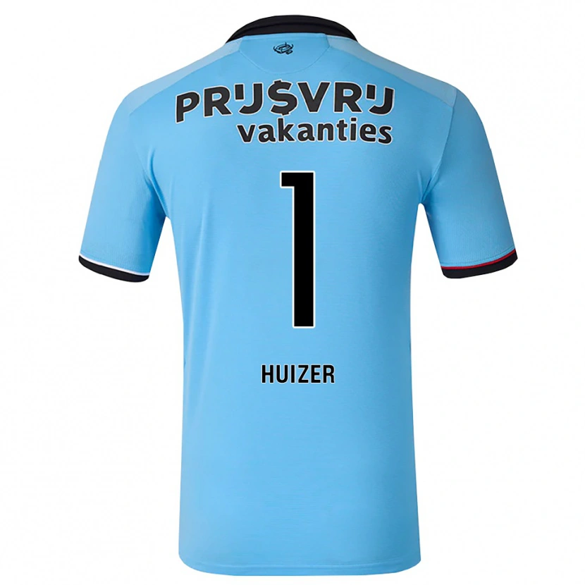 Danxen Mulher Camisola Sun Huizer #1 Deepskyblue Preto Vermelho Alternativa 2026/27 Camisa