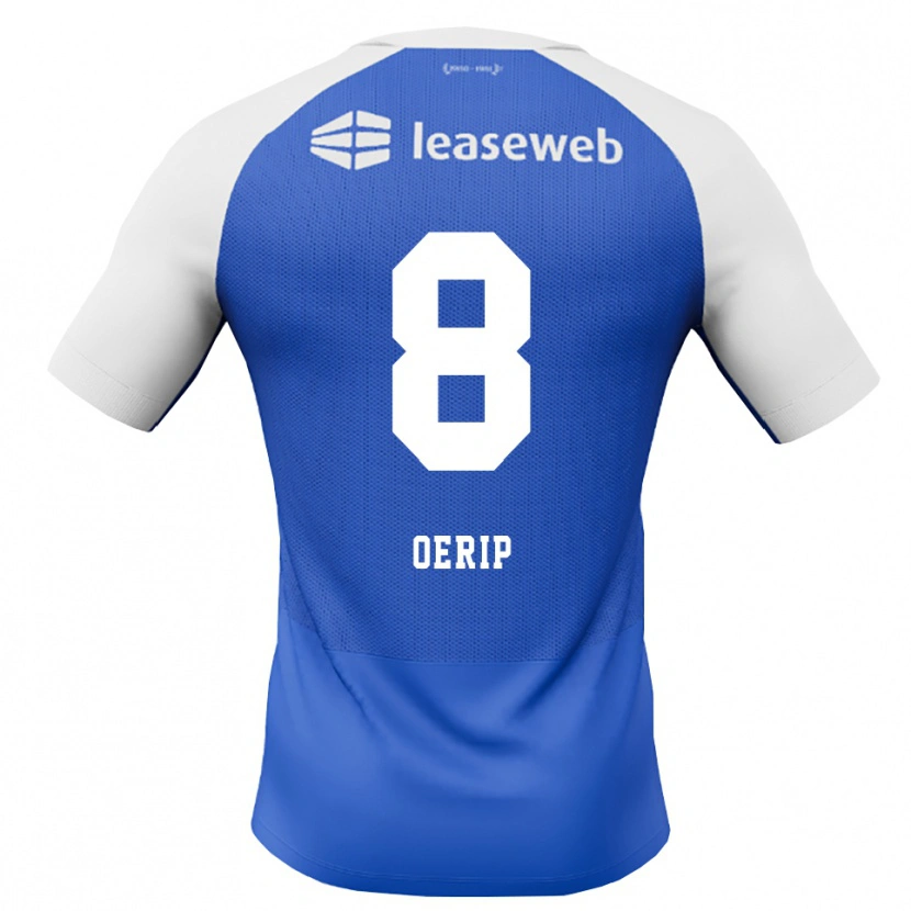 Danxen Mulher Camisola Julian Oerip #8 Dodgerblue Vermelho Branco Alternativa 2026/27 Camisa