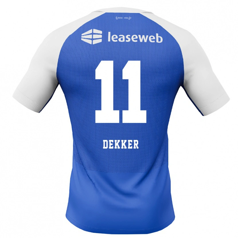 Danxen Mulher Camisola Isabella Dekker #11 Dodgerblue Vermelho Branco Alternativa 2026/27 Camisa